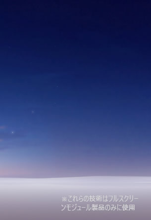 バスリボンを隠すことで、 受光面積を1.1％拡大